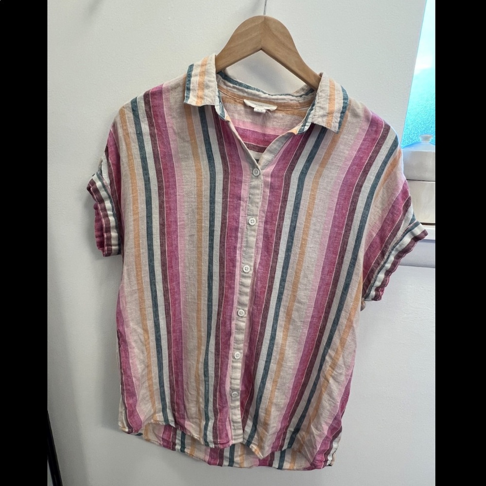 Button front shirt-Nordstrom Rack-beachlunchlounge